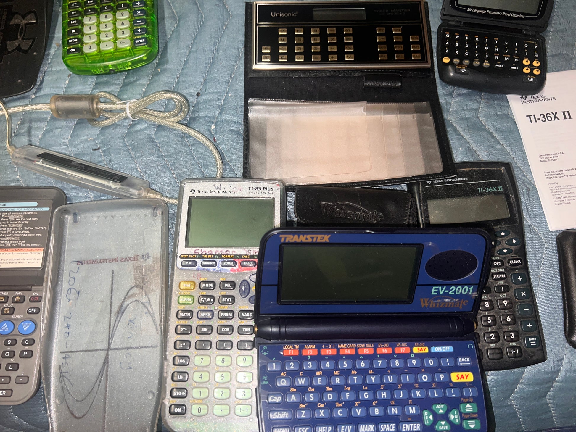 Vintage Calculator Lot Texas Instruments Hewlett Packard and more!