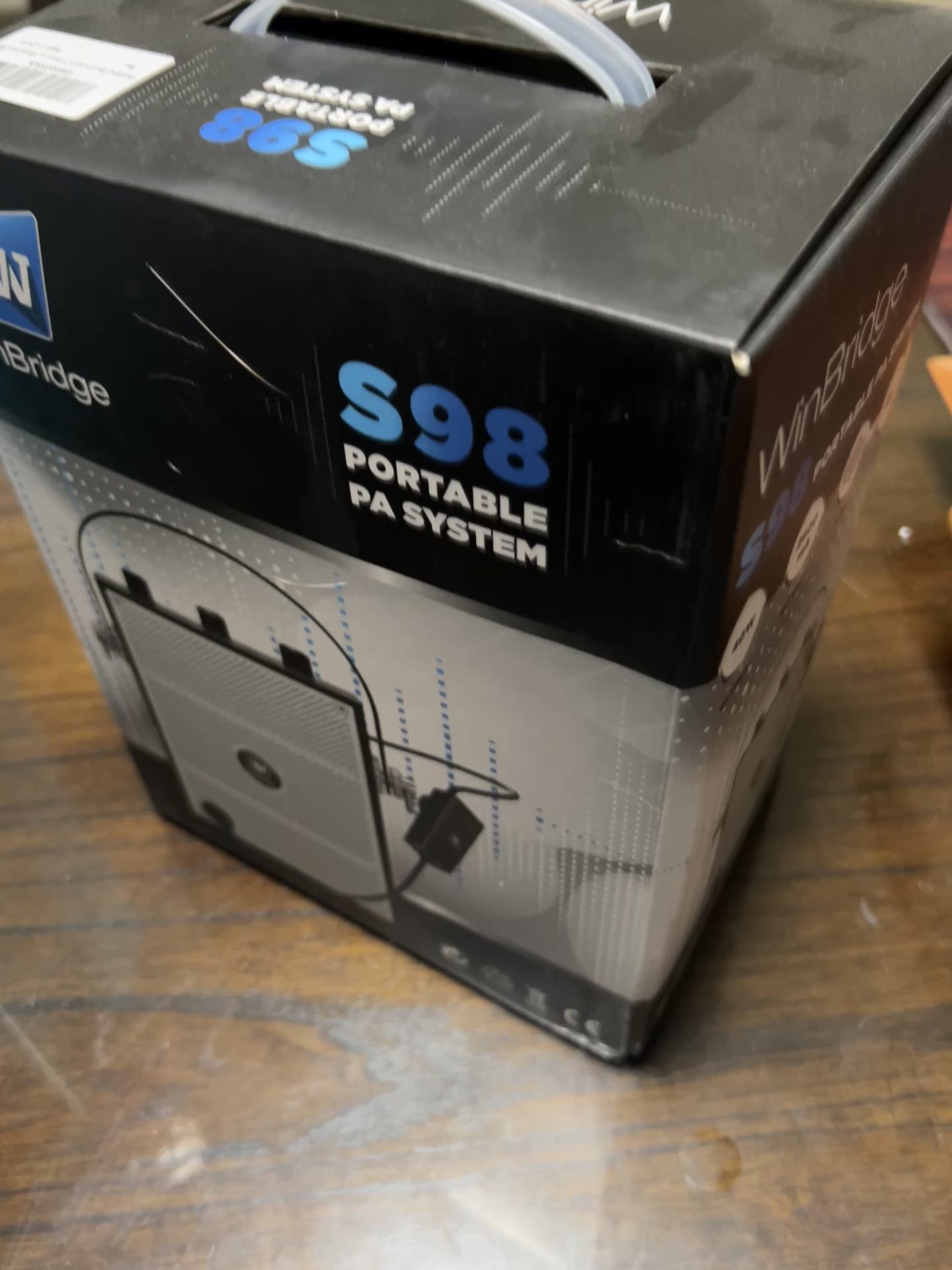 WinBridge S98 Wireless Voice Amplifier Portable Bluetooth 5.3 PA System