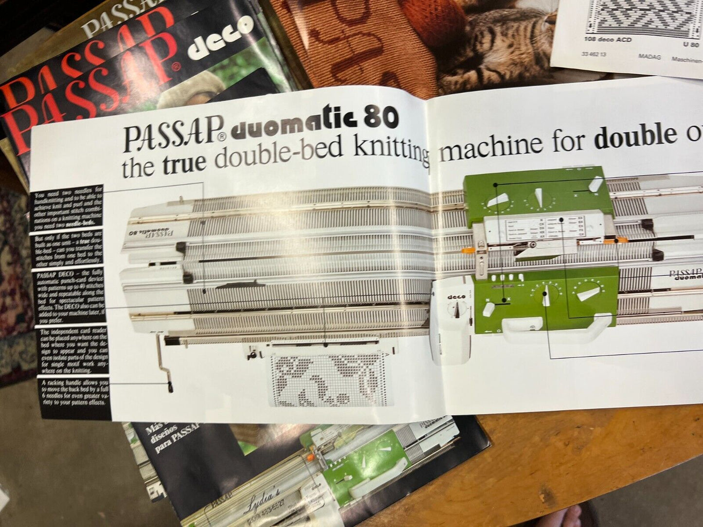 Vintage Passap Knitting Machine Magazines and Leaflets 20+!