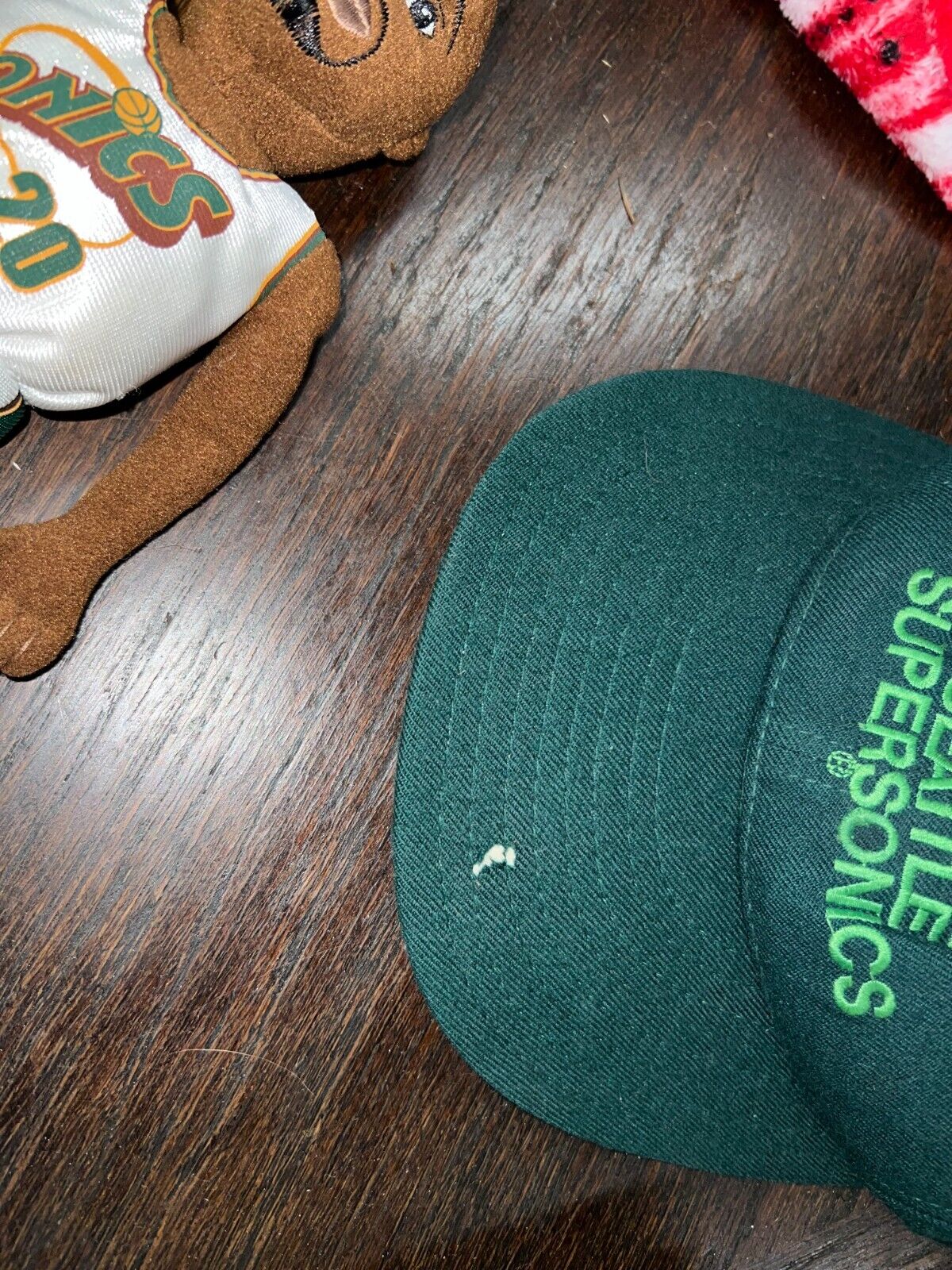 Vintage Seattle Supersonics New Era Pro Model 5950 Fitted Hat Sz 7 1/4 NBA Wool+