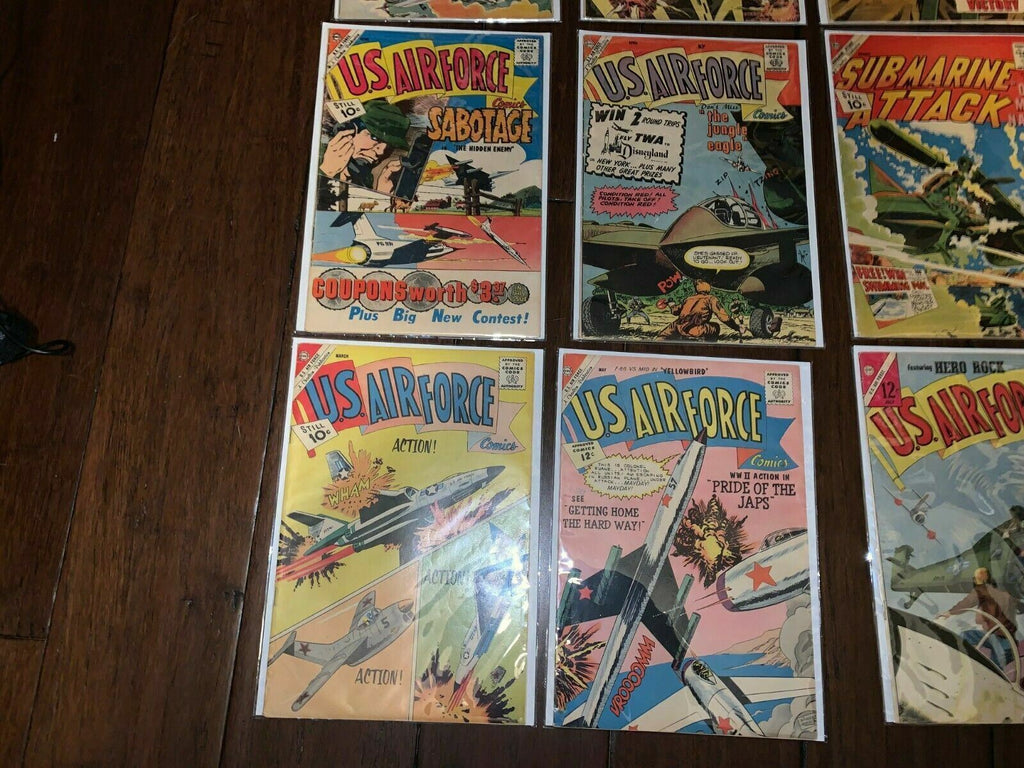 Charlton Silver Age War Comics Bundle of 19 Army Navy Airforce Marines!