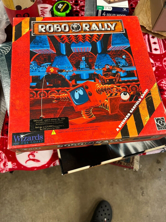 Vintage (mostly) board game lot with a few new sealed games robo rally