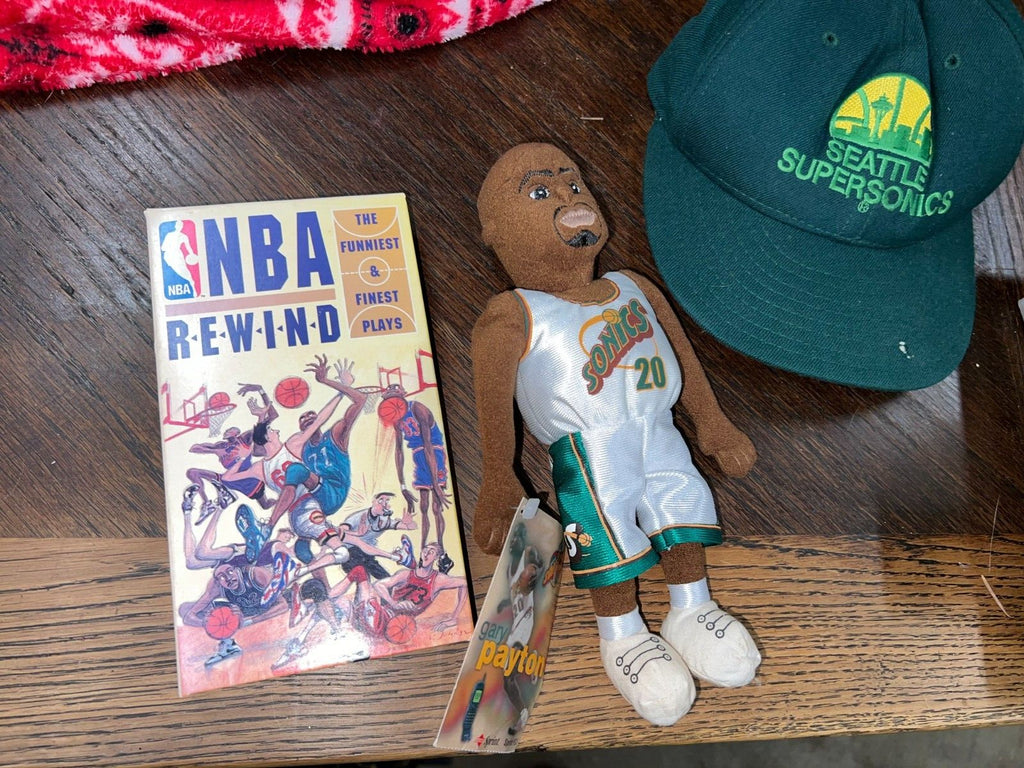Vintage Seattle Supersonics New Era Pro Model 5950 Fitted Hat Sz 7 1/4 NBA Wool+