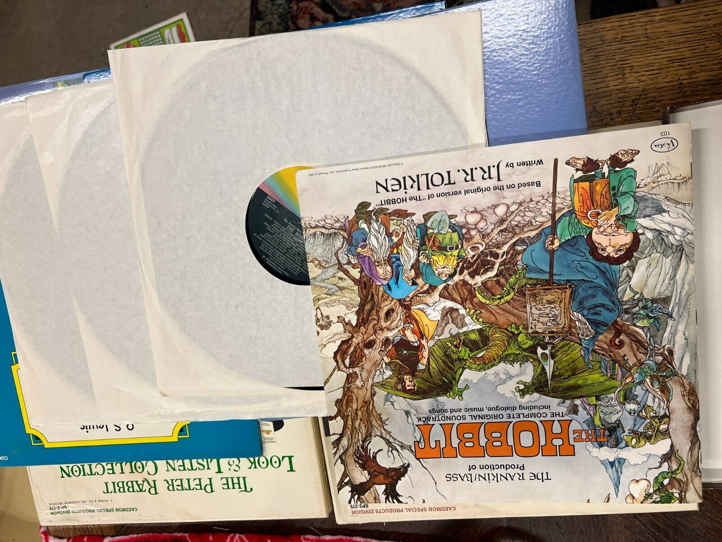 The Hobbit Vinyl Record Deluxe 2X Combo + Narnia/Beatrix Potter