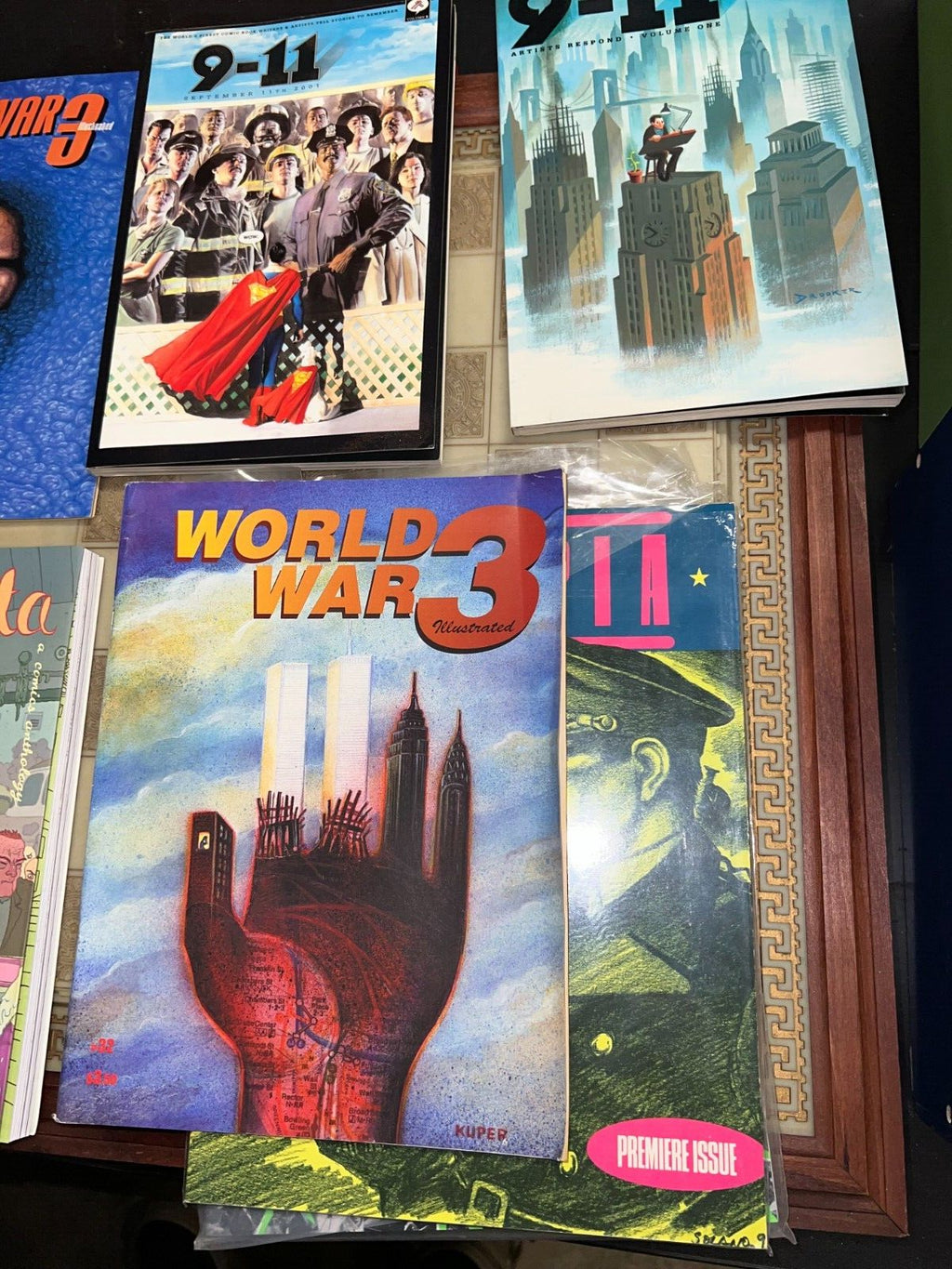 Fantagraphics rare bundle of comics!  World war 3 9-11 Pictopia ++!