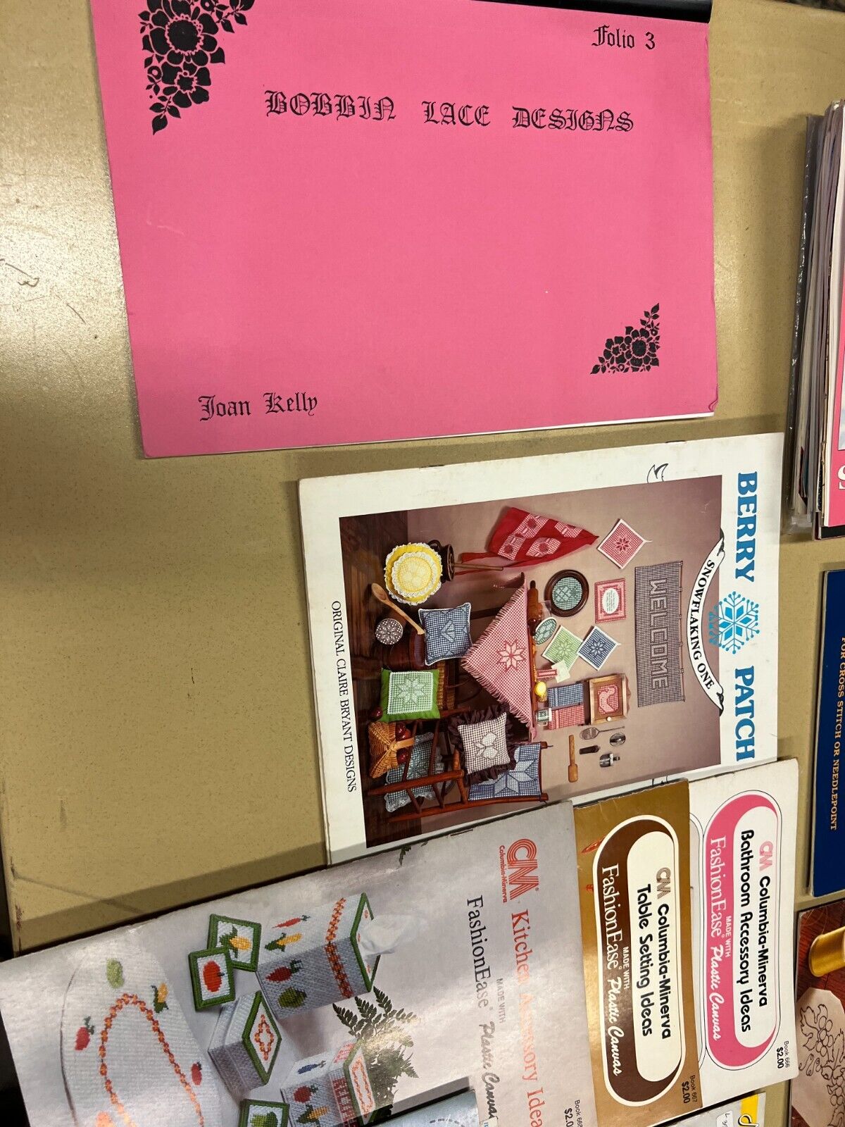 Vintage Embroidery Design Lot with VHS Rare tape 37+ unique Items!