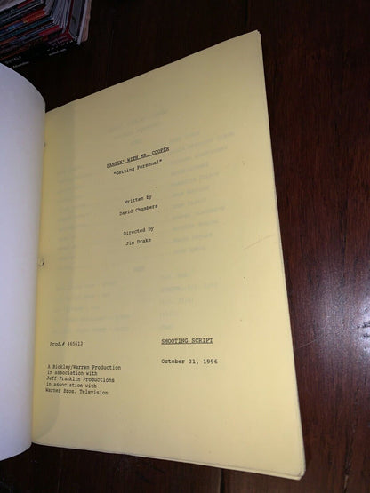 Hanging with Mr Cooper Screen Script original Cast Signed