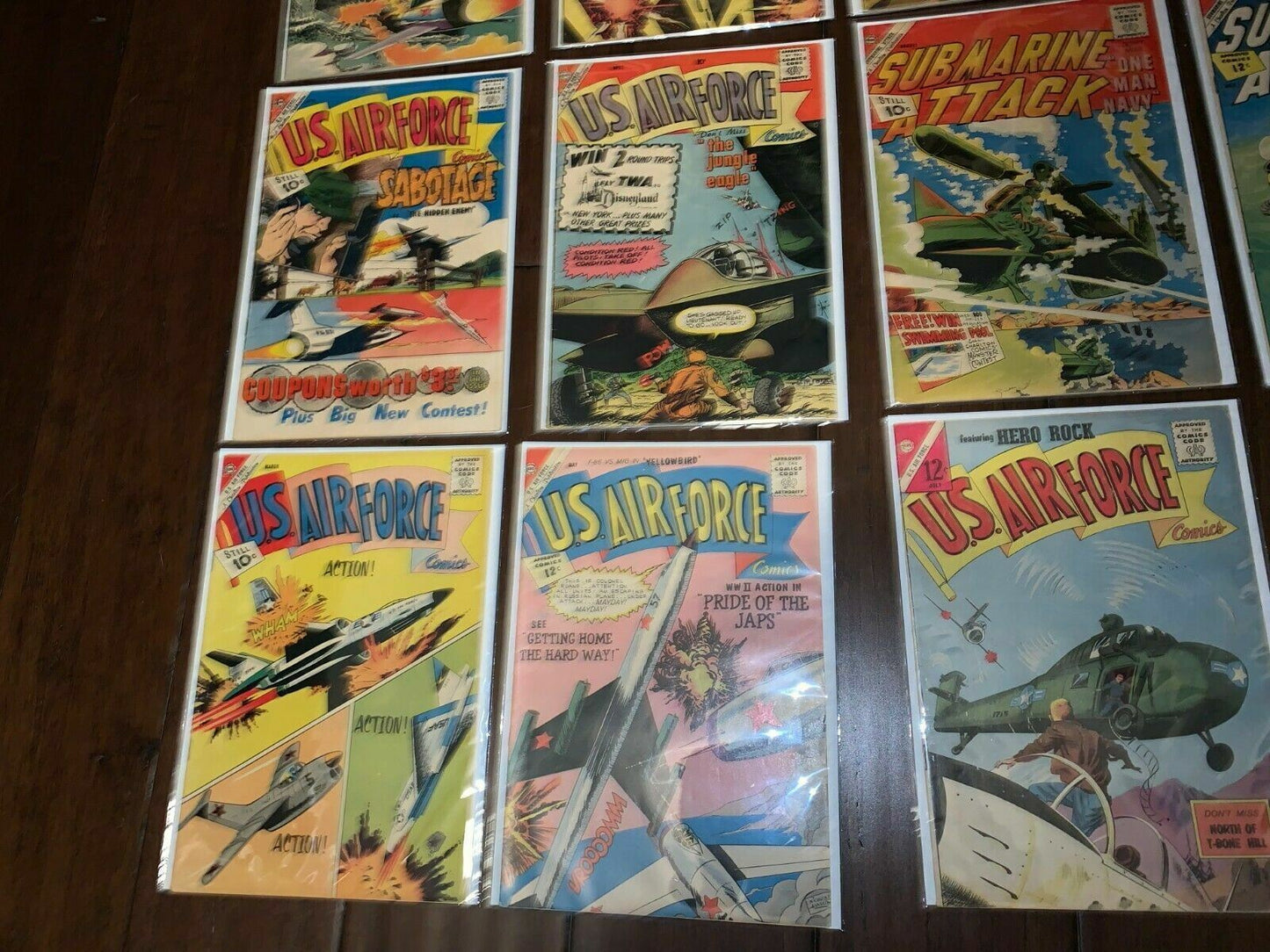 Charlton Silver Age War Comics Bundle of 19 in average - VG condition!