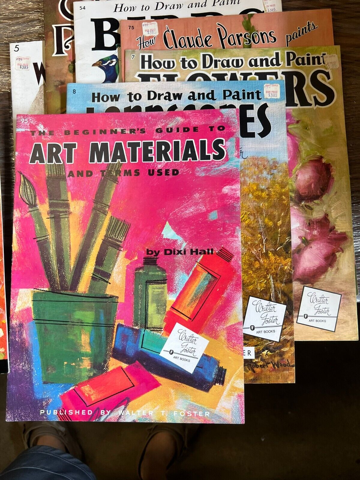 Lot of 20 Walter T Foster How To Paint Vintage Art Books Magazines Oil