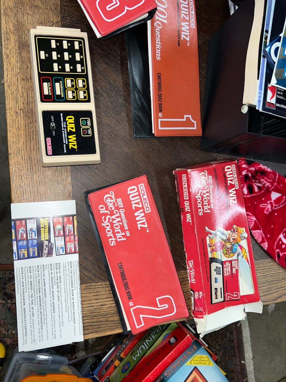 Coleco Quiz Wiz Game Bundle