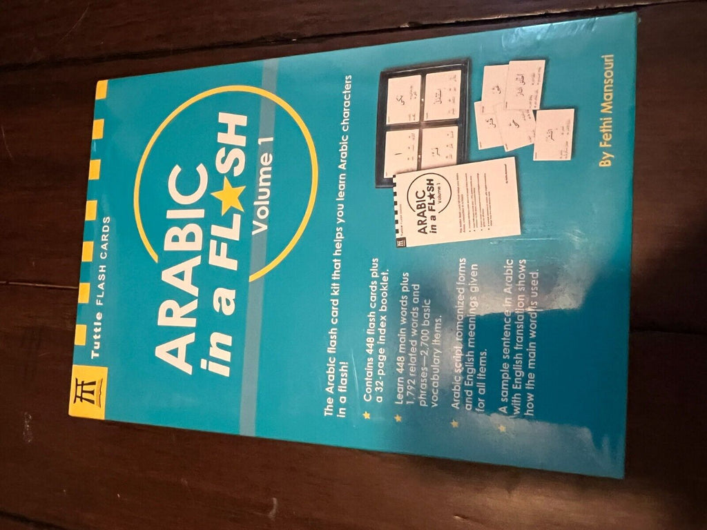 Arabic in a Flash Kit Volume 1: A Set of 448 Flash Cards NEW