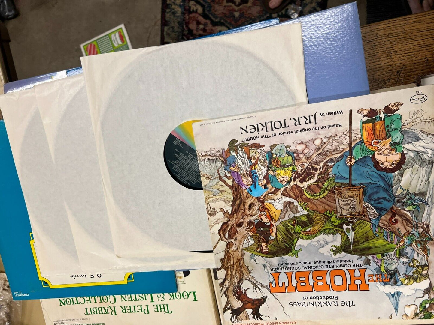 The Hobbit Vinyl Record Deluxe 2X Combo + Narnia/Beatrix Potter