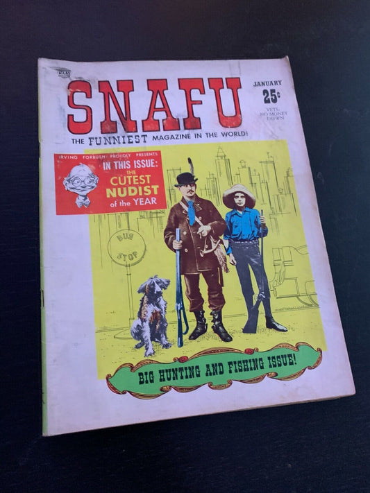 Snafu Magazine Antique 1956 January