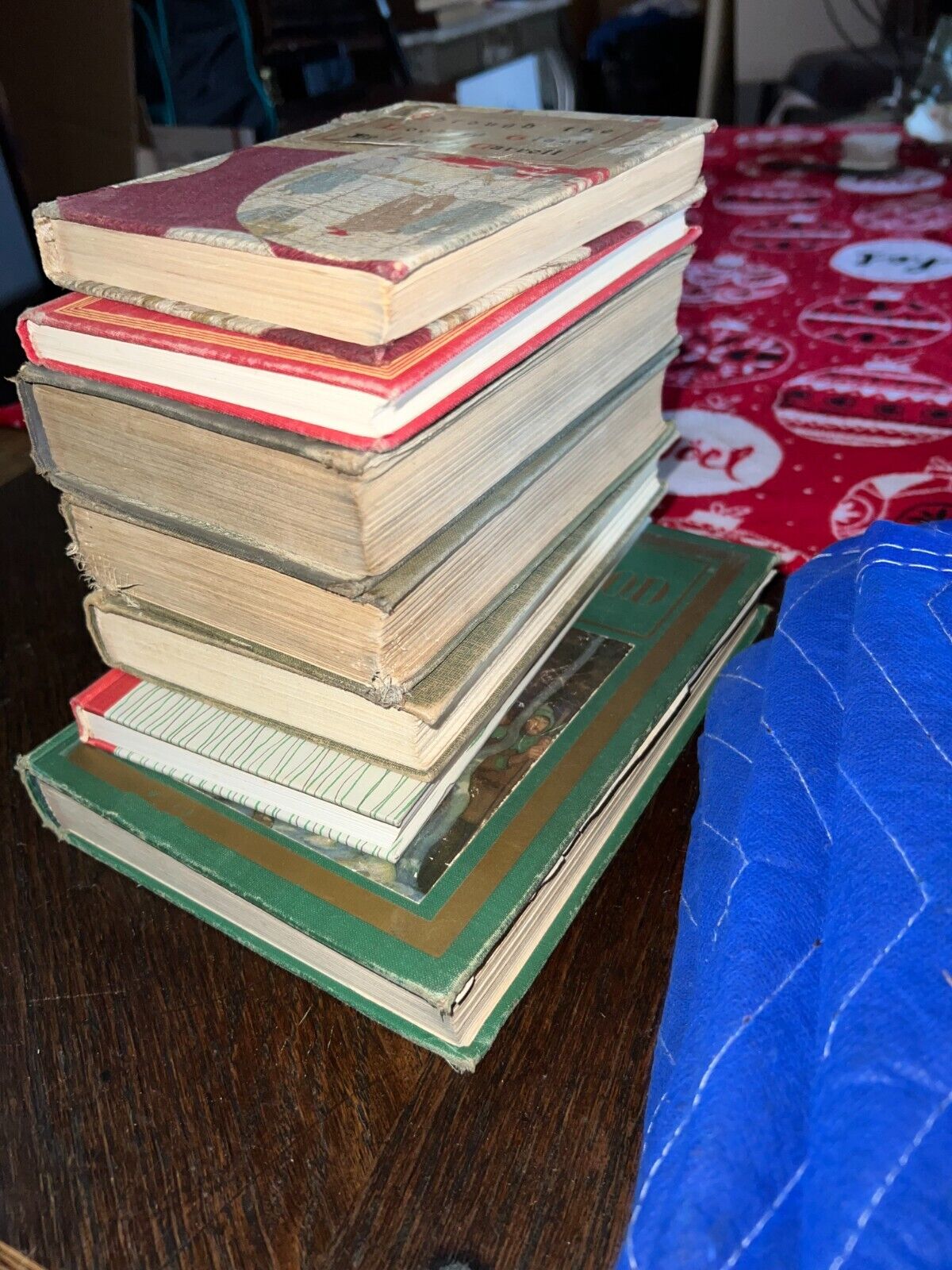 Bundle of 7 Antique fiction classics Tarzan Pooh Looking Glass and MORE