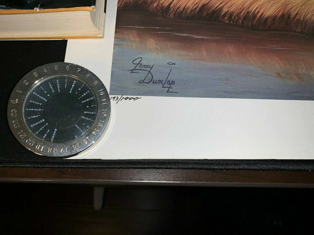 Rare signed / fingerprinted copies of A Wood Duck Departure Art Print 23x18.5