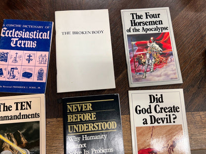 Bundle of rare Church books 8 total hard to find