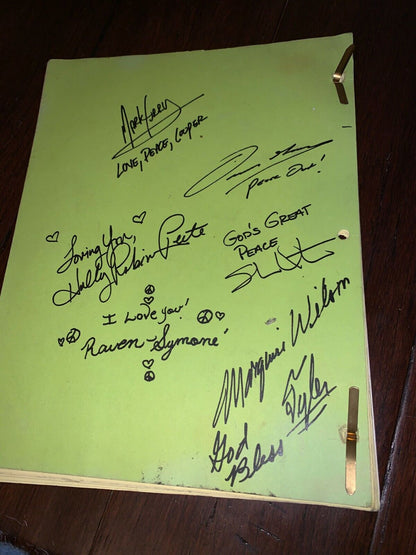 Hanging with Mr Cooper Screen Script original Cast Signed