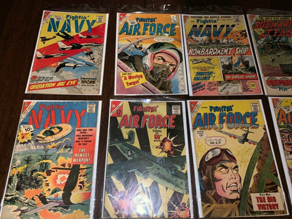 Charlton Silver Age War Comics Bundle of 19 in average - VG condition!