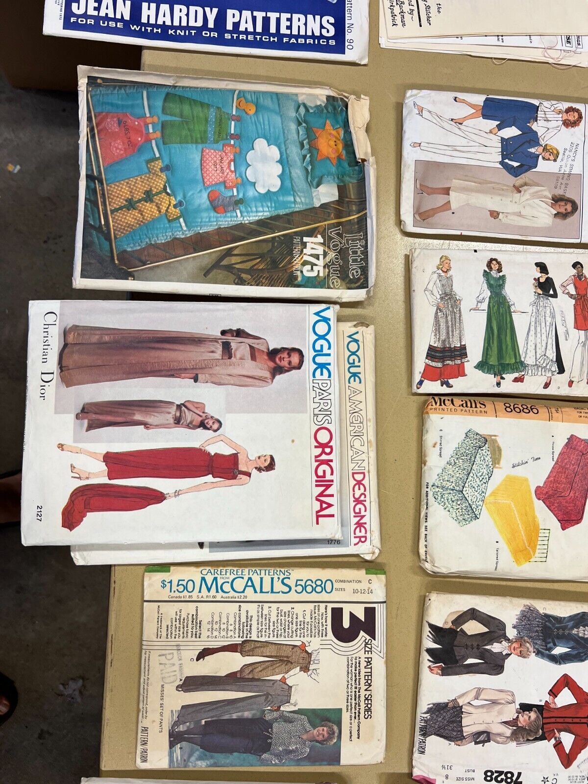 Lot of 30+ Vintage Sewing Patterns Vogue American Designer Vogue Patterns +