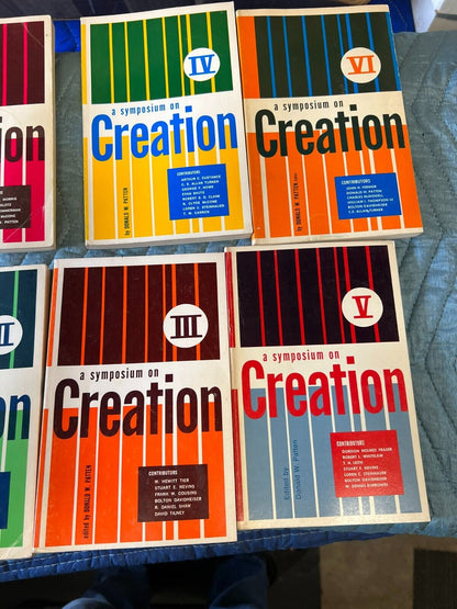 A Symposium On Creation Bundle 1-6 Books Vintage