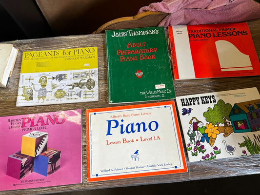 Lot of over 70 antique and vintage piano and organ books