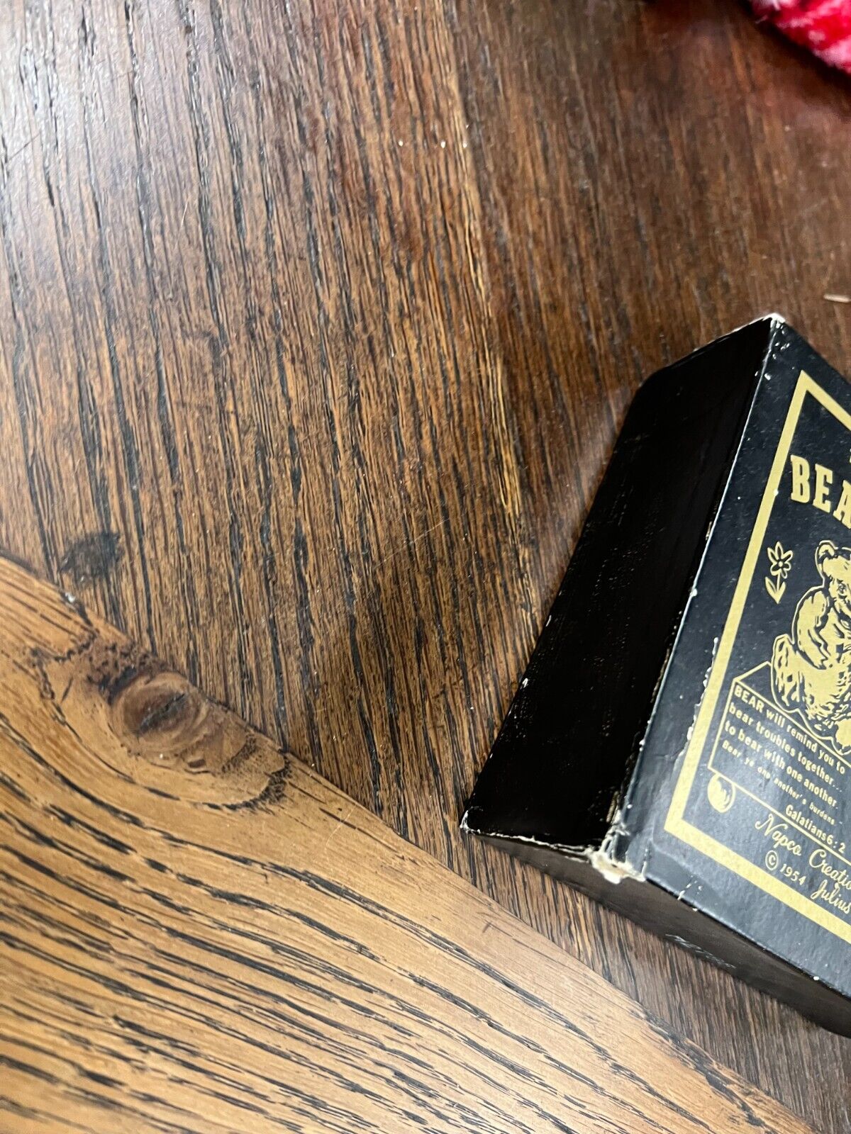 Antique Rare Julius King Bear and For Bear Marriage Bears Figurines with Box!