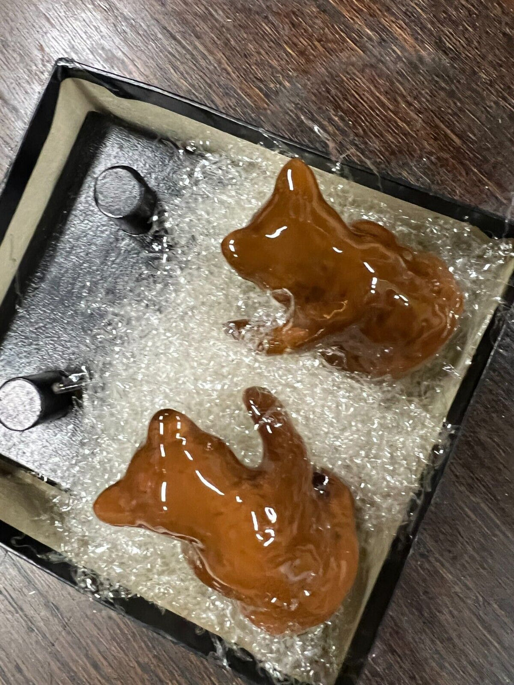 Antique Rare Julius King Bear and For Bear Marriage Bears Figurines with Box!