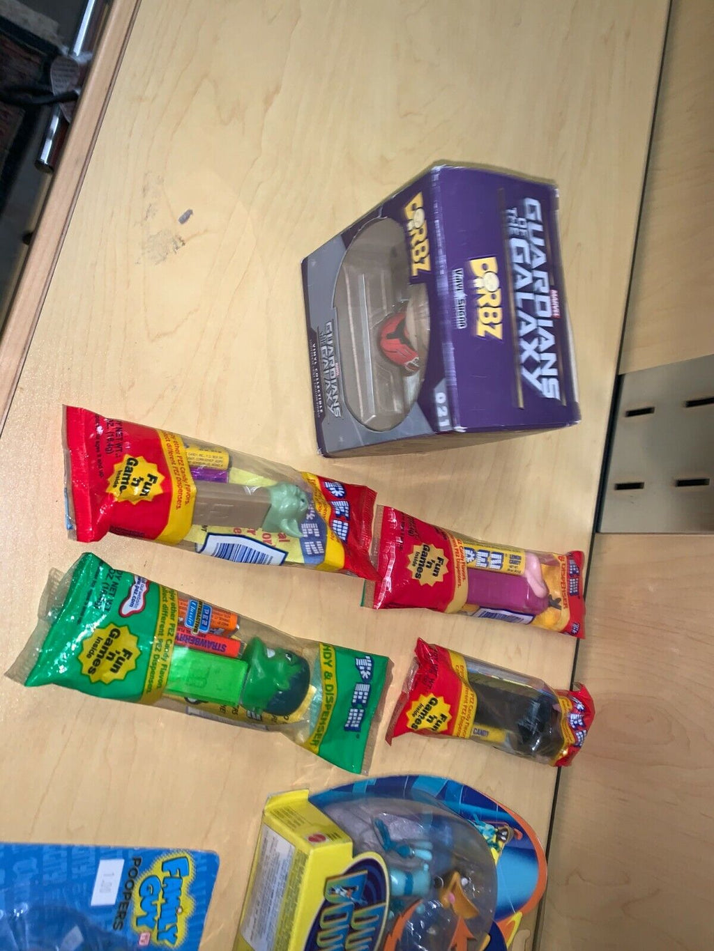 Duck Dodgers RARE Krazy Kombos Brand new and vintage Pez Hulk Spiderman MegaBlok