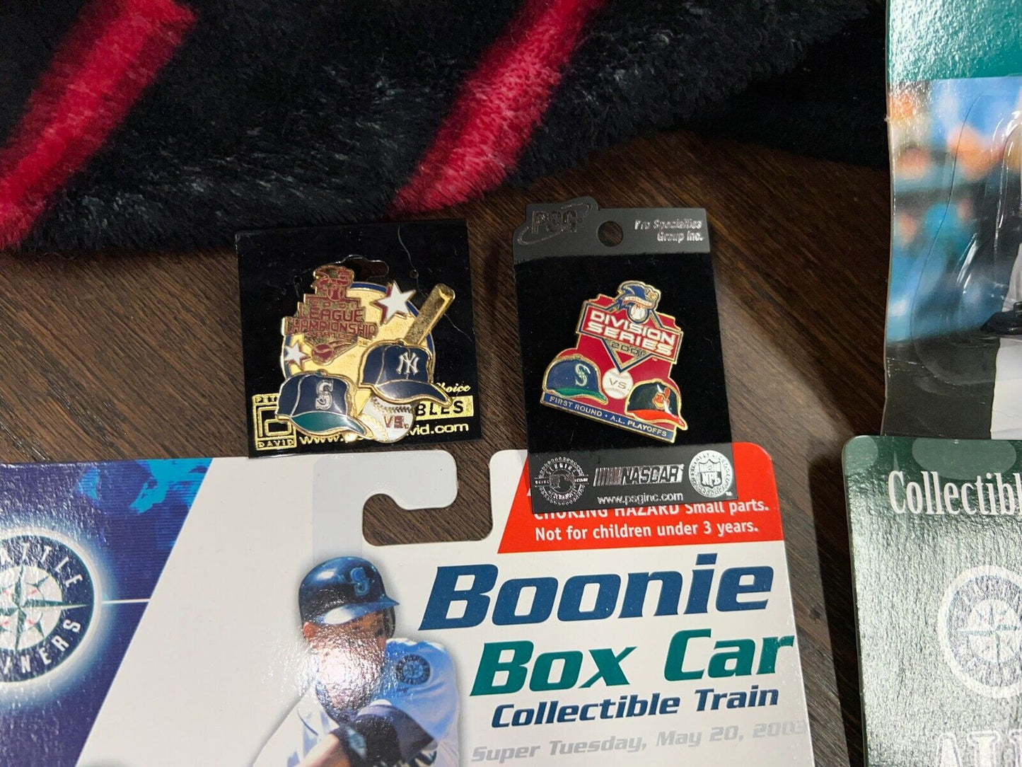 5 SGA Seattle Mariners Train Cars 2001 To 07 Ichiro Boonie Gar All-Star Pins