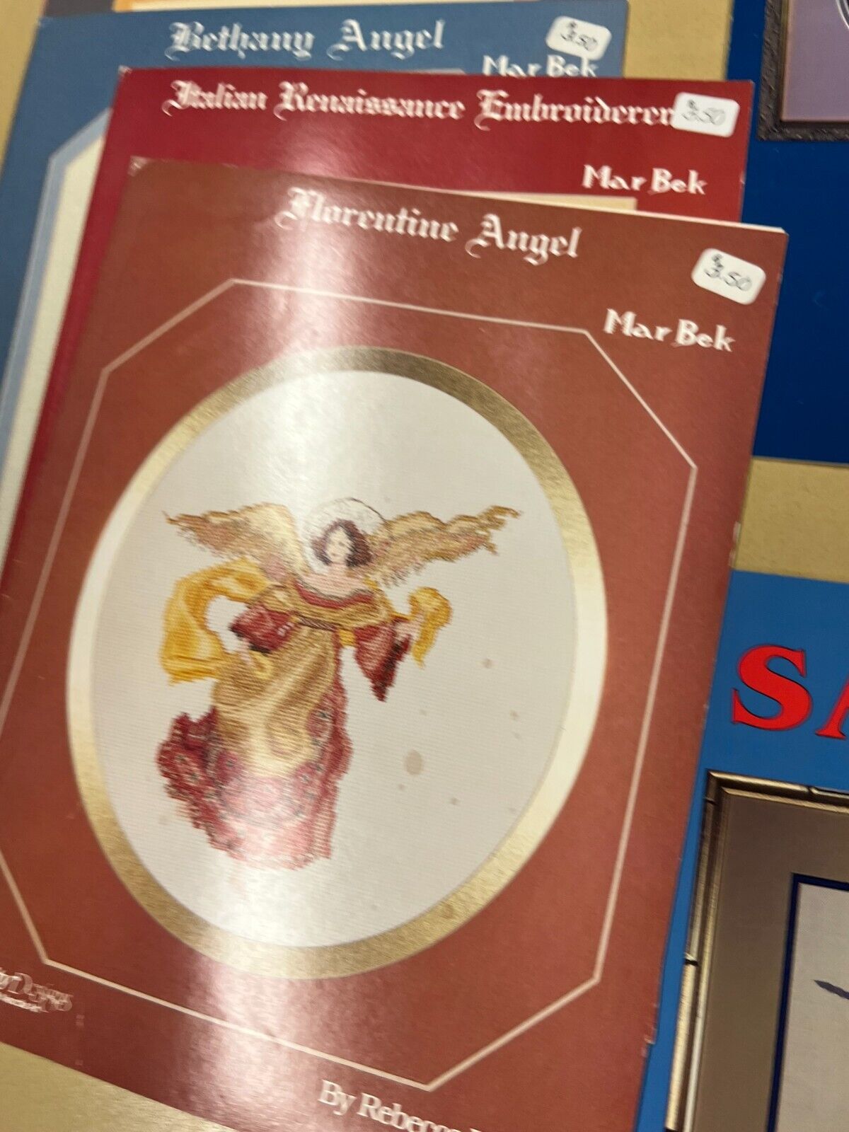 Vintage Embroidery Design Lot with VHS Rare tape 37+ unique Items!