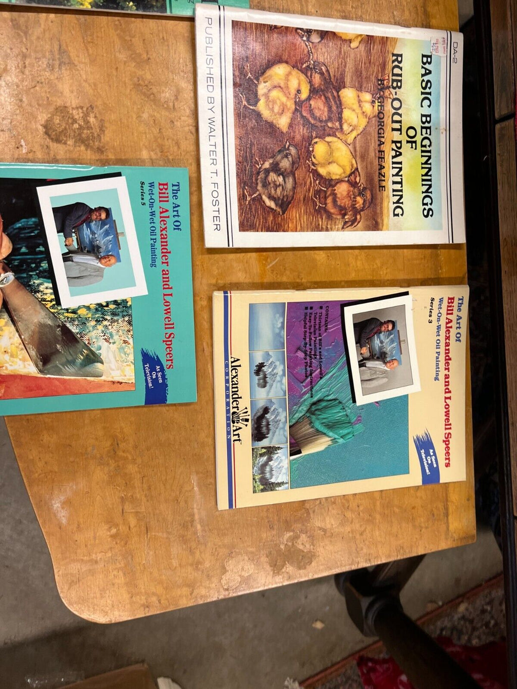 Lot 4 Walter foster and Alexander Art oil painting books