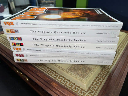 VIRGINIA QUARTERLY REVIEW VQR Lot Of 7 Issues 2008-2011