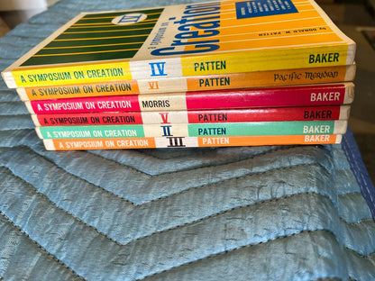 A Symposium On Creation Bundle 1-6 Books Vintage