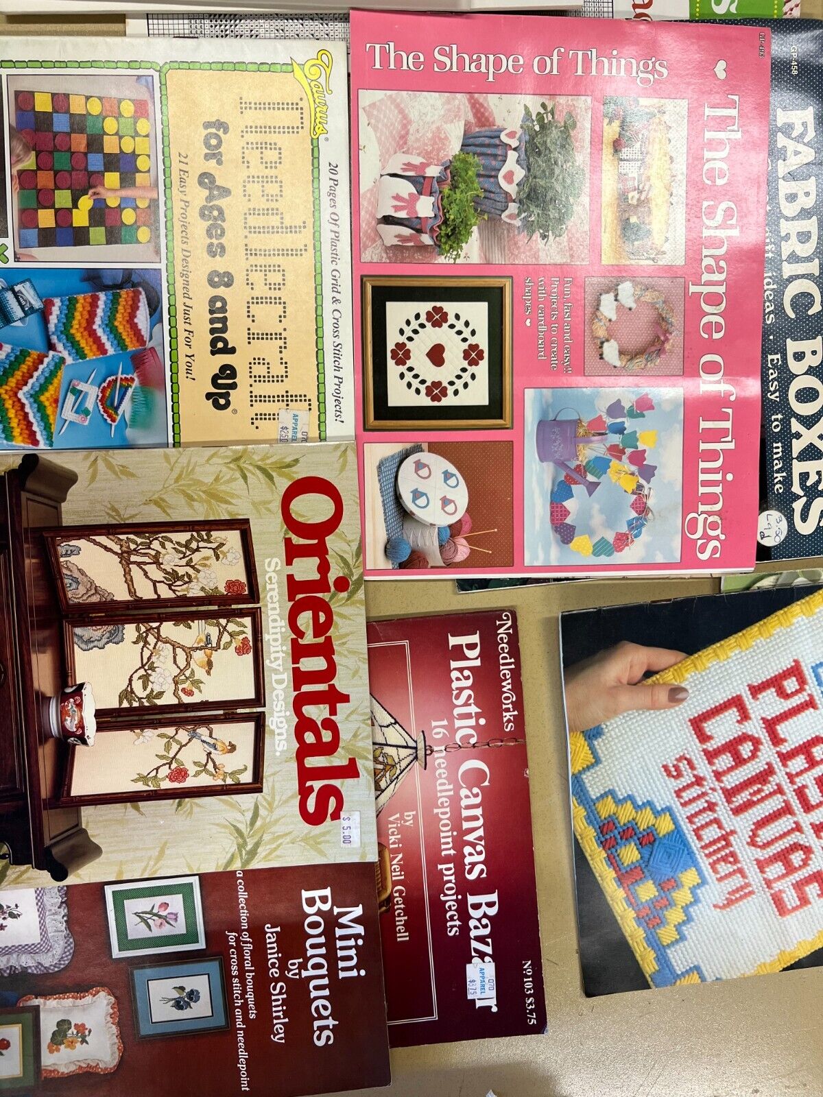 Vintage Embroidery Design Lot with VHS Rare tape 37+ unique Items!