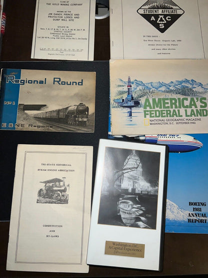 United States Historical Documents Bundle Boeing Federal Lands DC Gold Survey ++