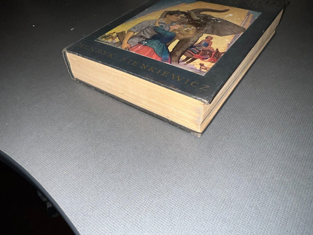  Desert and Wilderness BY Henryk Sienkiewicz *RARE Vintage 1937 HC edition